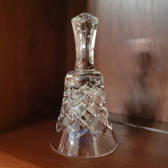 BADASH CRYSTAL ♡ NIB Beautiful Vintage BELL OXFORD 24% Handcut Lead Crystal Bell - Picture 8 of 17